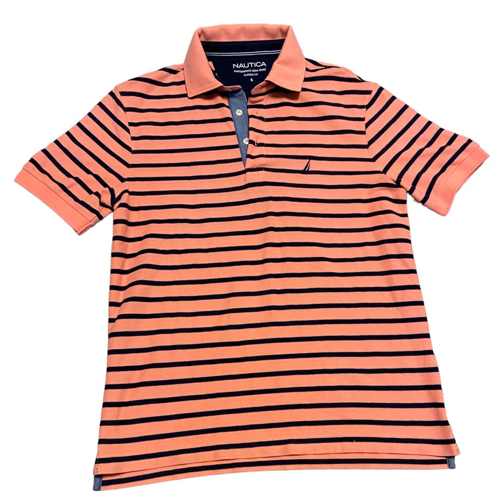 Pink and navy Nautical men’s shirt, size small